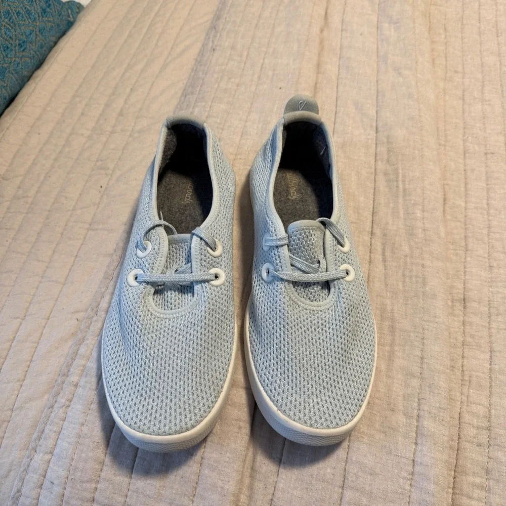 AllBirds‎ Tree Skippers Sneakers Tennis Shoes Boat Trackers Modern Light Blue 10
